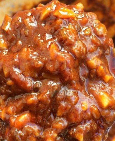 味道鲜美的酱料做法,金针菇西红柿辣酱