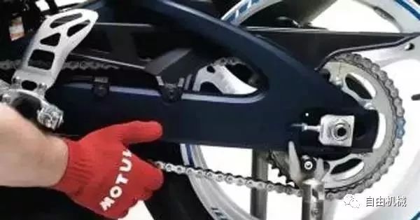 如何看摩托车的链条,摩托车链条什么样才是正常的