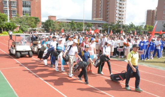 观澜湖华侨中学校园,海口市华侨中学观澜湖学校国标舞