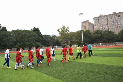 保定市第十七中学出征,十七中女足