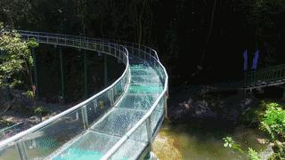 清凉寨玻璃漂流是下山了吗,清凉寨玻璃漂流