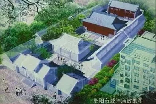 城隍庙老照片,临泉城隍庙的历史