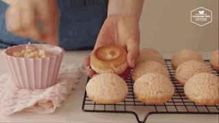 超好吃的蜜桃泡芙,超过100个赞的美食