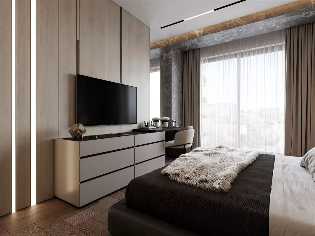 现代简约风在奢华中自由游走，这样的家谁不爱？