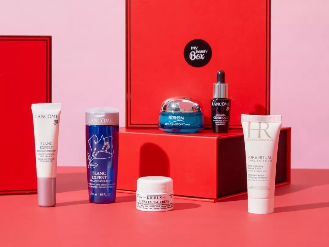 赫莲娜绿宝瓶系列和兰蔻菁纯系列,圣诞礼盒护肤品赫莲娜