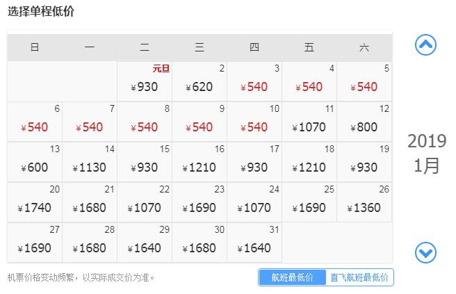 1月机票白菜价！从洛阳出发，最低只要170元！比坐车还便宜！