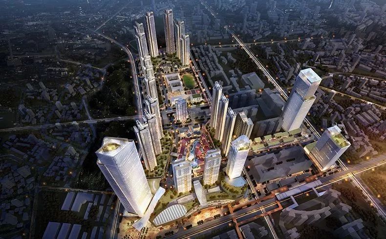 深圳龙华大水坑旧改见证新城崛起,深圳龙华商业中心旧改示意图