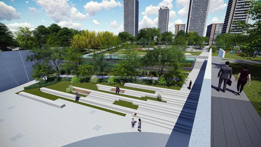 下沉空间的完美演绎｜上海虹桥协信中心