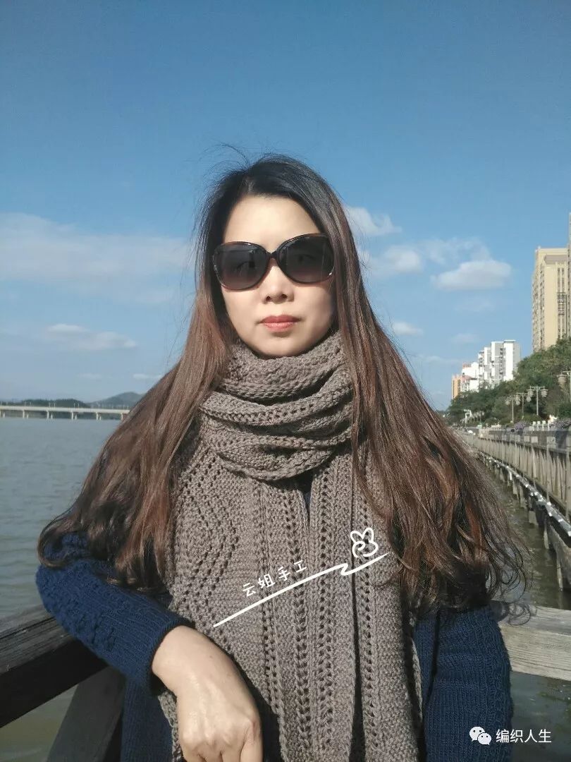 薄款全羊毛针织围巾,樱花围巾视频