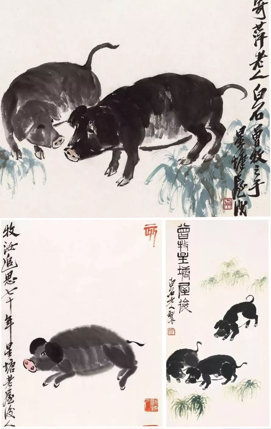最简单的猪年画怎么画,自己画的年画猪图片