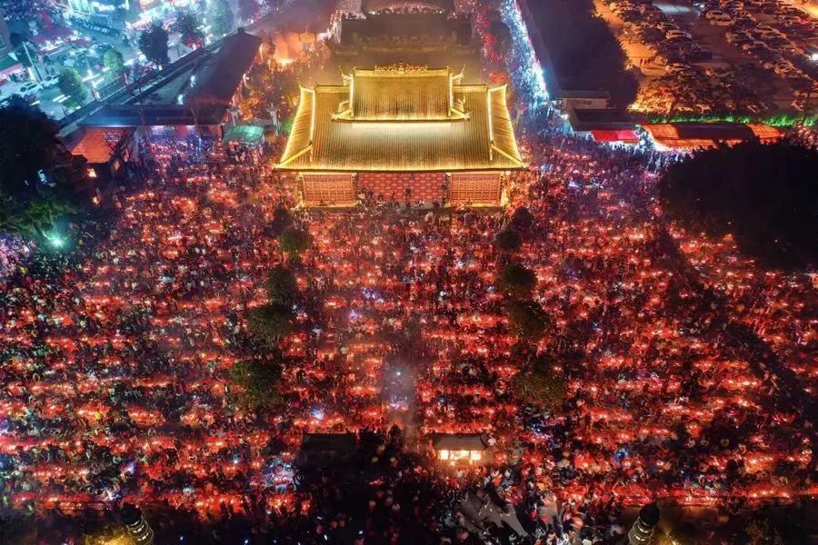 震撼南京灯光秀,玄武山最新景点