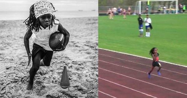 中国7岁孩子100米多少秒,7岁小孩100公里世界纪录