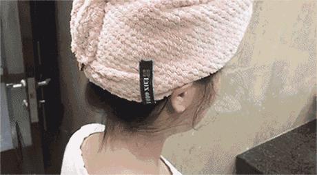 团|「扔掉吹风机」日本微米级干发帽,不伤发不掉毛,家庭必备