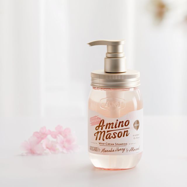 日本樱花玫瑰花洗发水,淡雅日本京都樱花洗发水