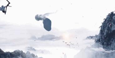 好一幅诗情画意的画,一幅天地浑然一体的水墨丹青