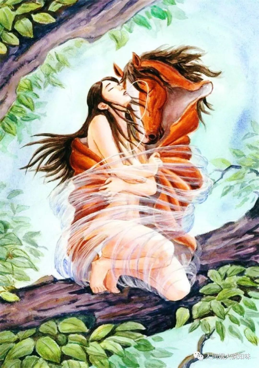 源于蜀地的蚕神马头娘与狮身人面像类似,它带来了丝绸之路的繁荣