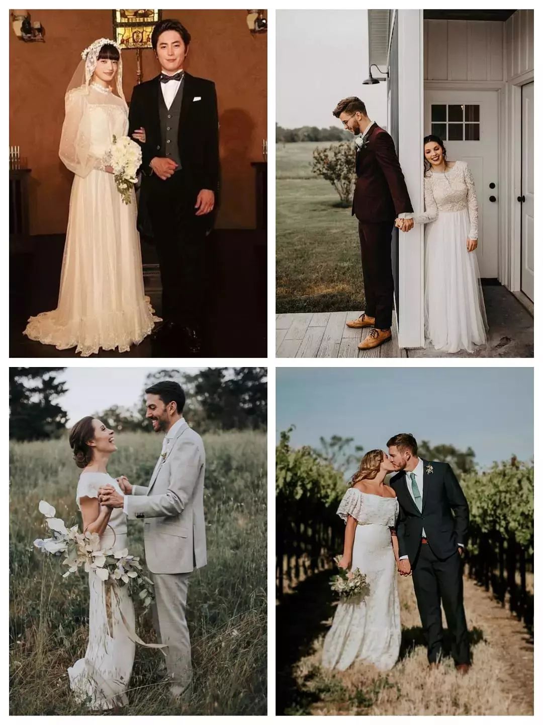 简单好看的婚纱画法,婚纱照五套风格穿搭推荐