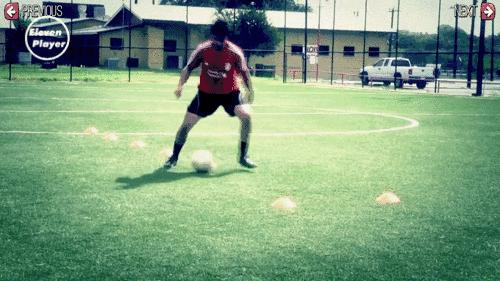 足球带球射门技巧,日本足球青训12种横向带球技巧