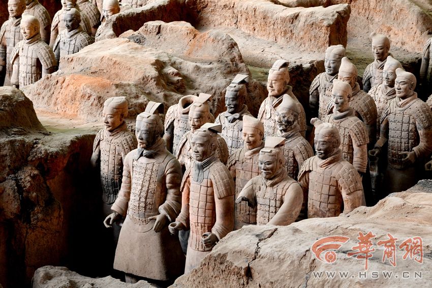 秦始皇兵马俑出土秘密,关于秦始皇兵马俑的历史现状