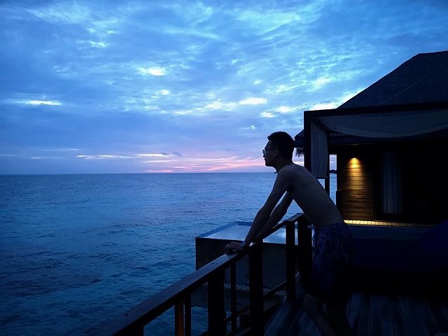 日出日落，风雨相陪，像素拍不出的美——马代可可波杜希蒂，升级超豪水的幸运鹅