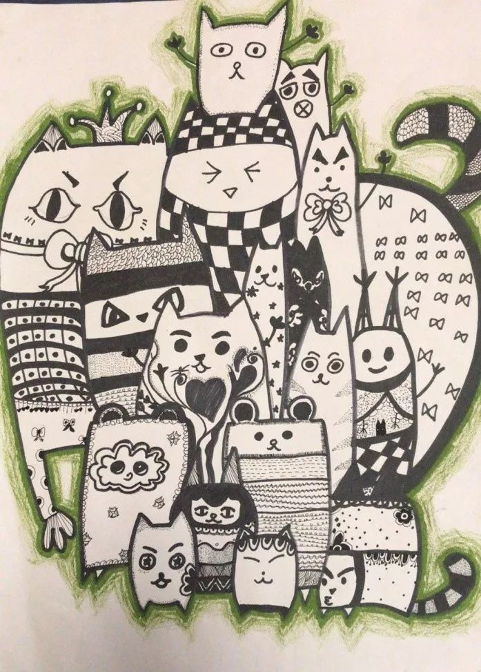 树洞画100幅欣赏,树洞松鼠儿童画