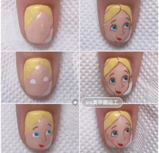 夏天美甲款式图片2022最火网红款,夏天短指甲美甲纯色显手白