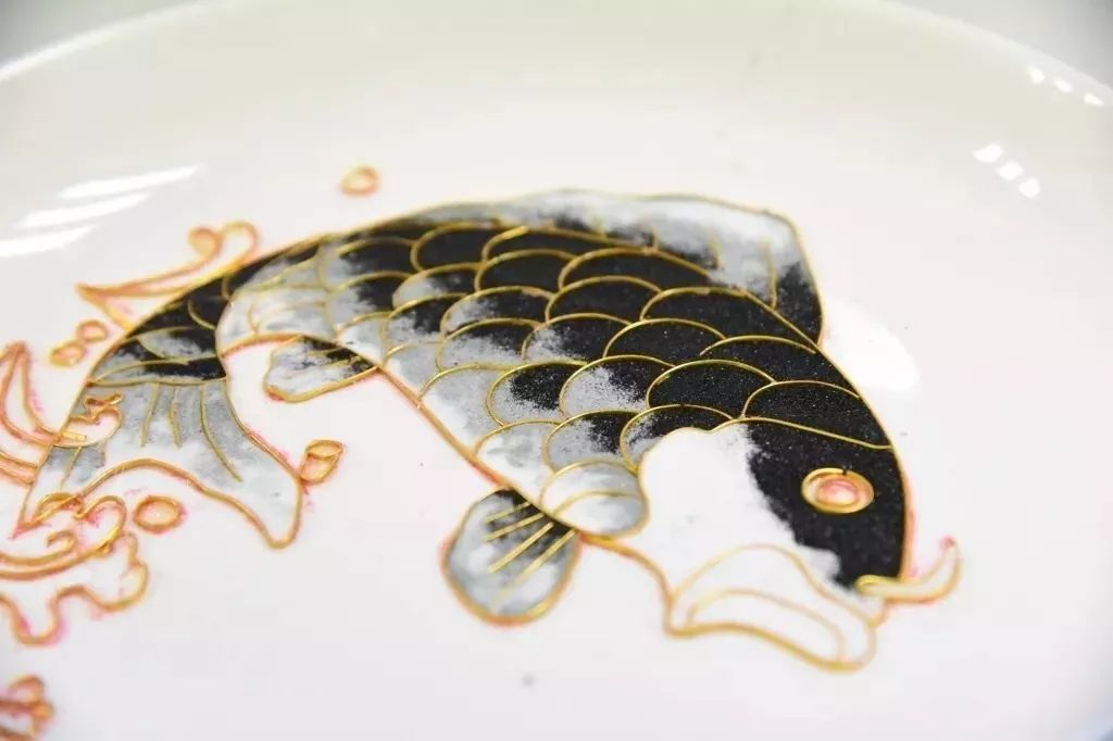 景泰蓝沙画手工,景泰蓝掐丝沙画教学视频