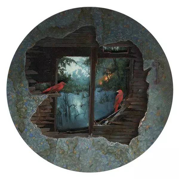 油画风景随身带,旅游景点油画