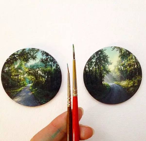 油画风景随身带,旅游景点油画