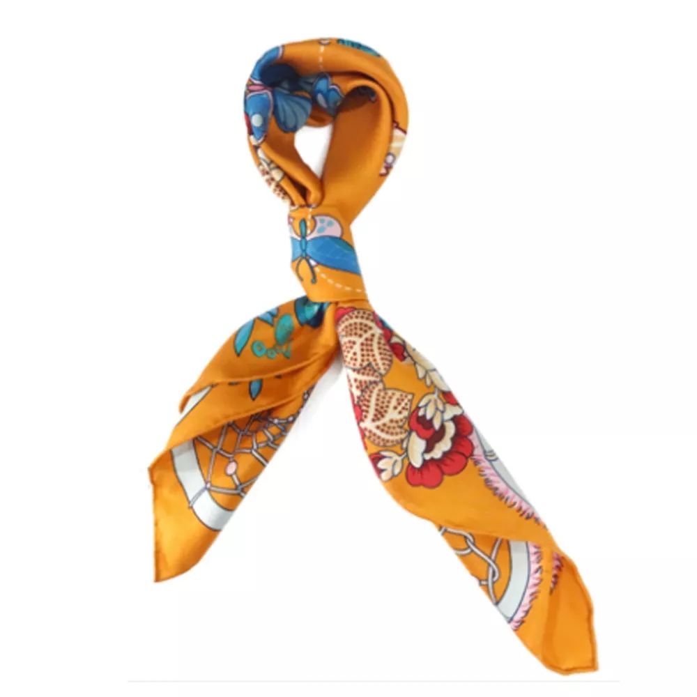 丝巾的各种造型女,一条丝巾美出万千风情