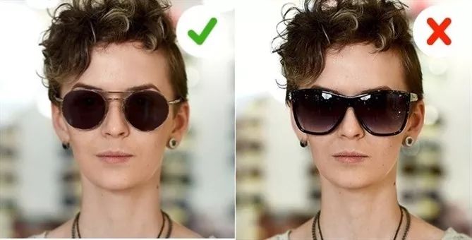 脸圆又黑适合戴什么墨镜,胖脸戴墨镜