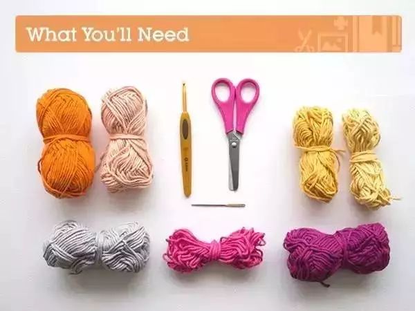 毛线纽扣的编织方法,漂亮又简单教你做毛线纽扣