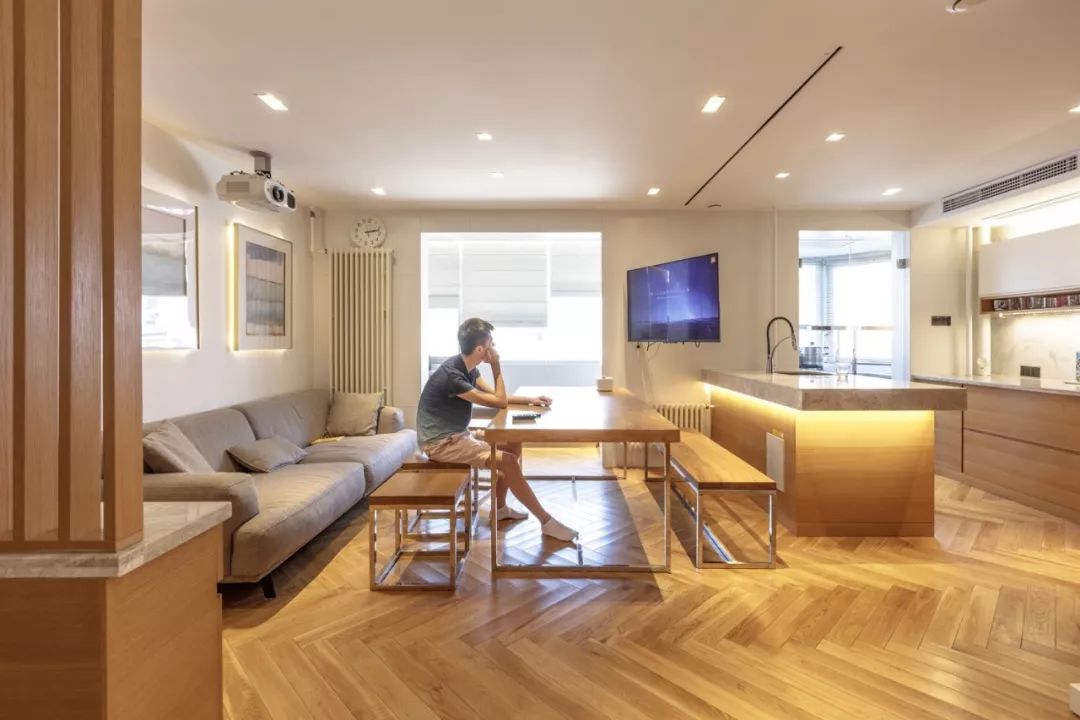 小面积客厅阳台改书房装修效果图,客厅书房阳台一体装修效果图欣赏