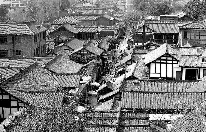 龙门阵在历史上存不存在,园子的龙门阵宽窄巷子