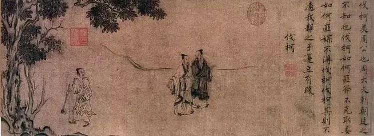 宋画中的文人形象,描绘宋人生活的画