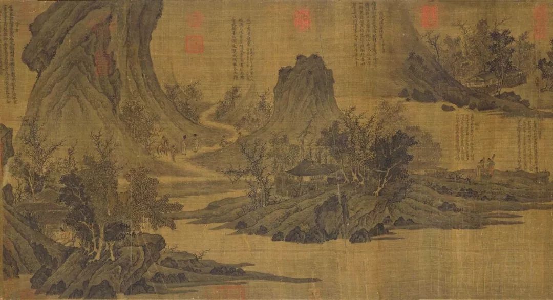 宋画中的文人形象,描绘宋人生活的画