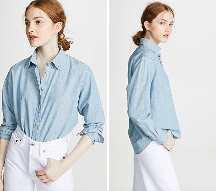 超好看的衬衫秋季穿搭,最适合秋天的实用衬衫