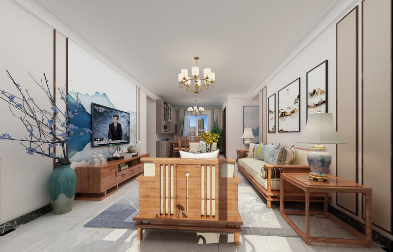 济南龙湖春江郦城118装修案例,龙湖春江郦城装修一镜到底