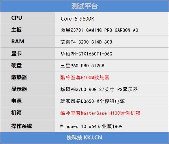 酷冷h100机箱,散热好的itx小主机