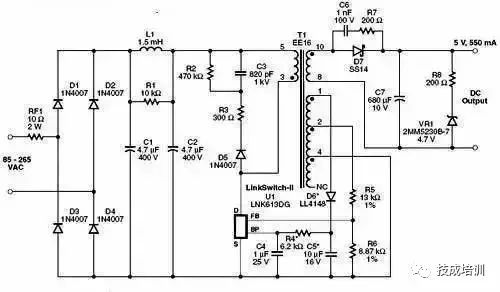 常用电路图实例大全及解析,五大经典电路图详解喜欢的可收藏