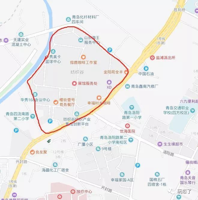 青岛纺织谷园区照片,最潮工业街区青岛纺织谷