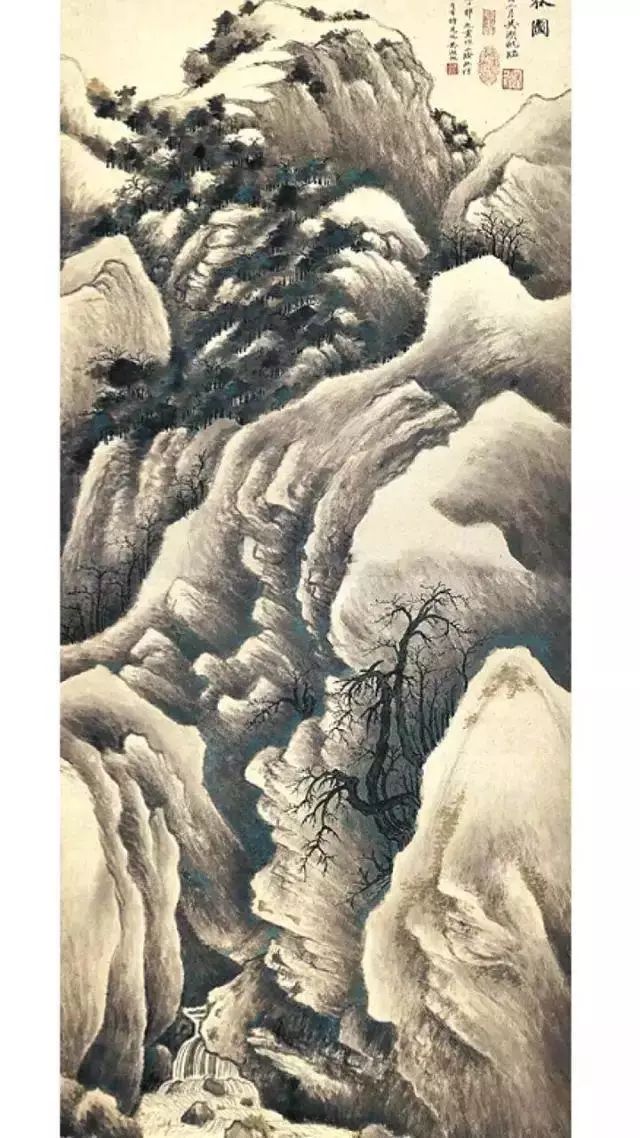 画家吴湖帆的作品,画家吴湖帆花鸟画作品