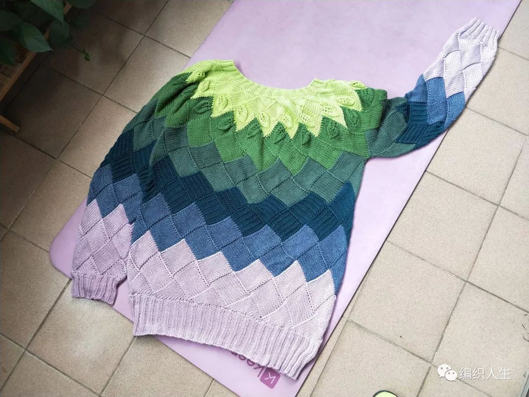 日本白桦正针毛衣编织视频,白桦裙子编织详细教程