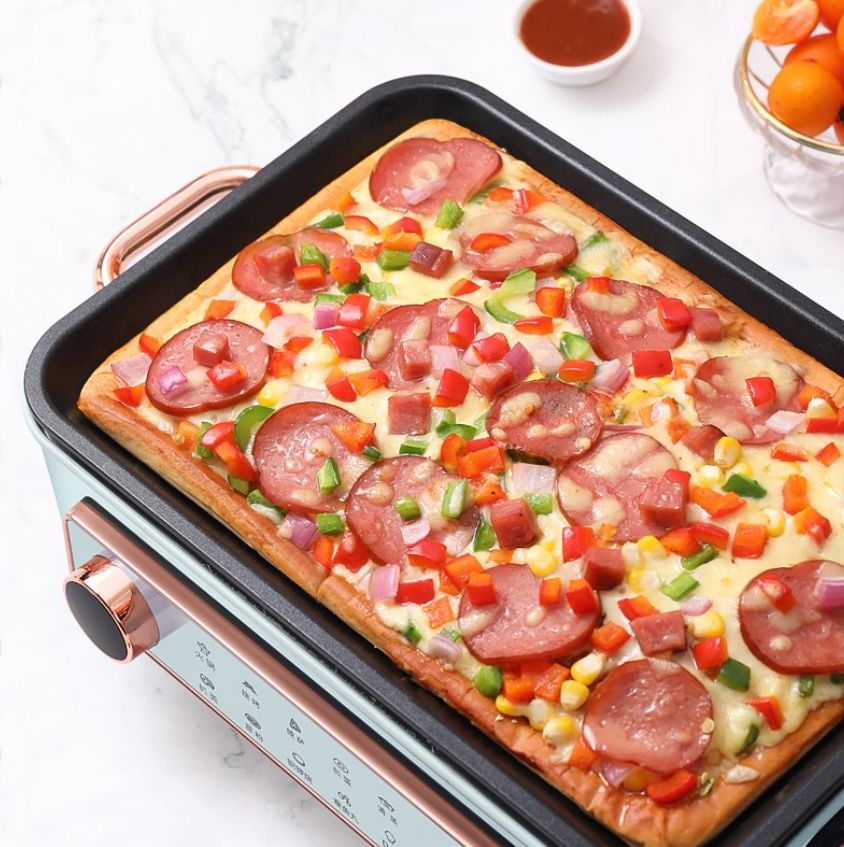 可煎可炒可炖的一款多功能锅,这款多功能锅可蒸可烤可煮