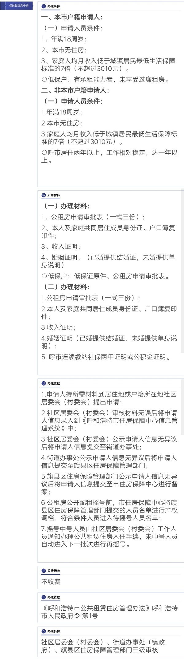 呼和浩特市保障性租赁住房2024,呼和浩特公共租赁房信息网