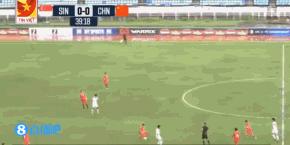 u19国青一球惜败上港预备队,中国队半场