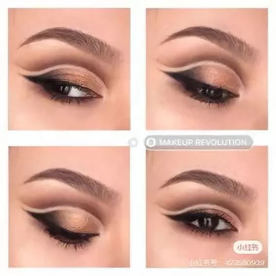 单眼皮肿眼泡轻欧美眼妆教程,单眼皮肿眼泡无眼影眼妆教程