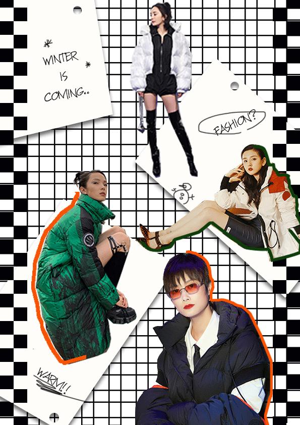 李宇春最新短款羽绒服,李宇春同款羽绒服长款