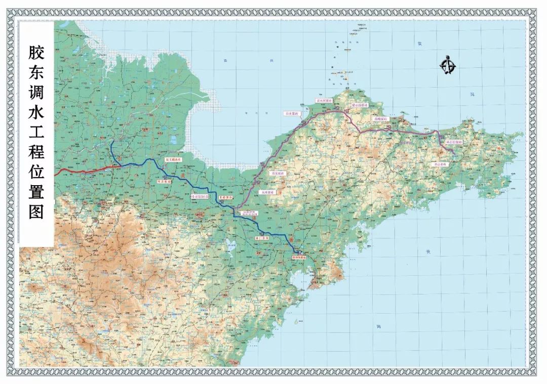 引黄济青工程改建最新消息,引黄济青示意图