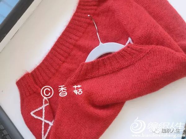 山羊绒女宝毛衣的编织教程,女宝彩虹色套头毛衣编织全过程